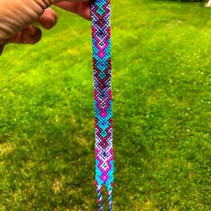 6 colors, handmade friendship bracelet.